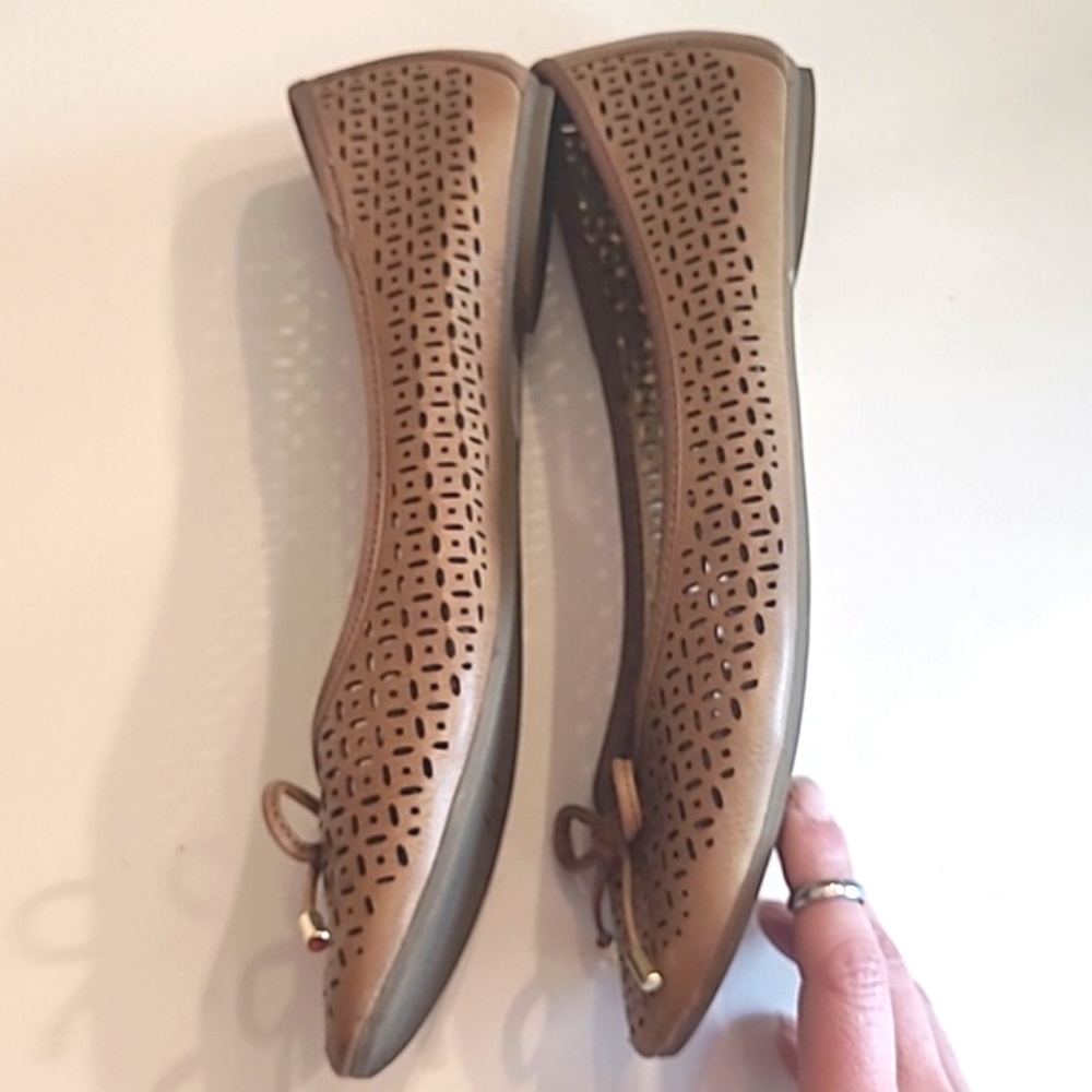 Kelly & Katie Ballet Jelly Flat Perforated Slip Resistant Flexible Slide On Flex - Picture 12 of 17